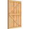 Ekena Millwork Framed Board-n-Batten Shutters w/Z-Bar, Rough Sawn Western Red Cedar, 26 7/8W x 39H, PR RBF06Z26X039RWR - alternate 4